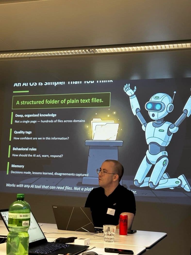 Speaker presenting at roundtable session